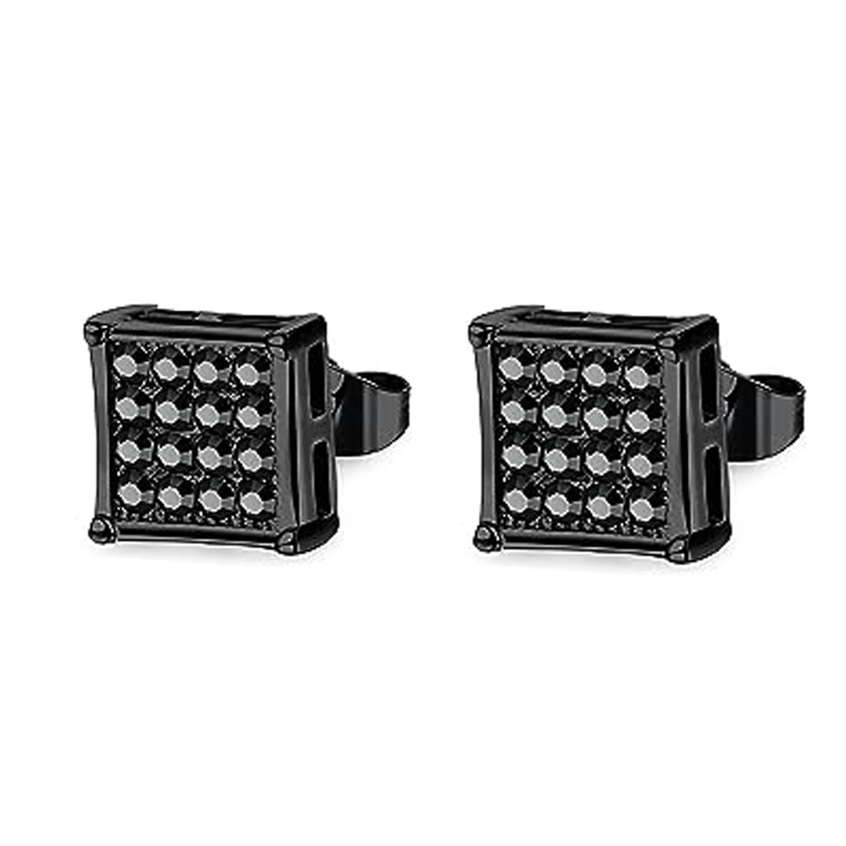 Women's & Men's Titanium Steel Ear Rhinestone Niche High-grade Earrings