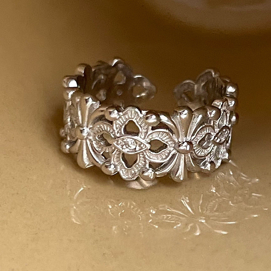 Women's Light Luxury High-grade Temperamental Minority Design Opening Ring