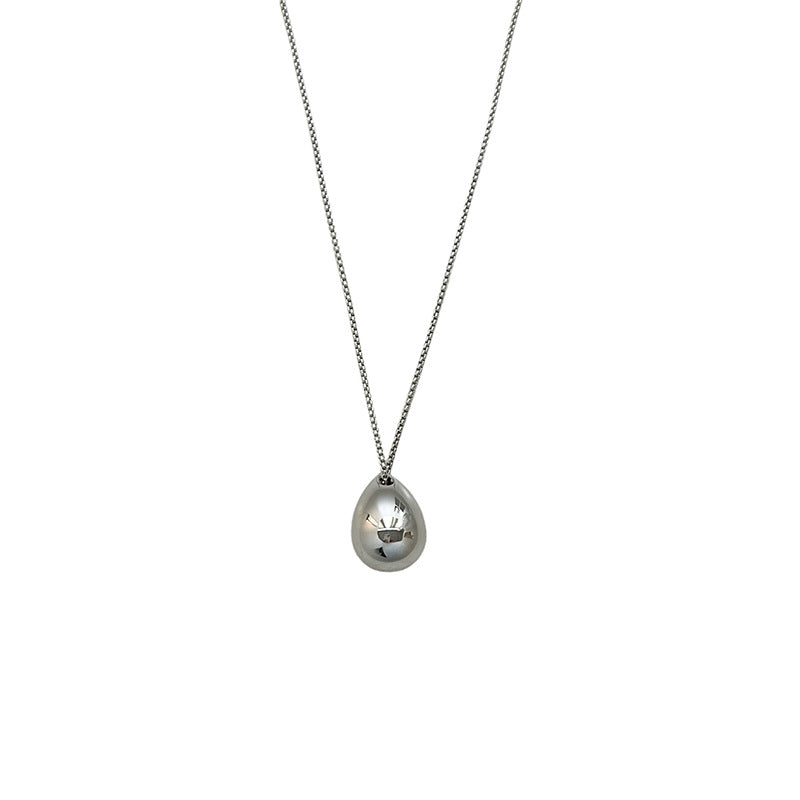 Women's Solid Water Drop Oil Personalized Sweaters Necklaces