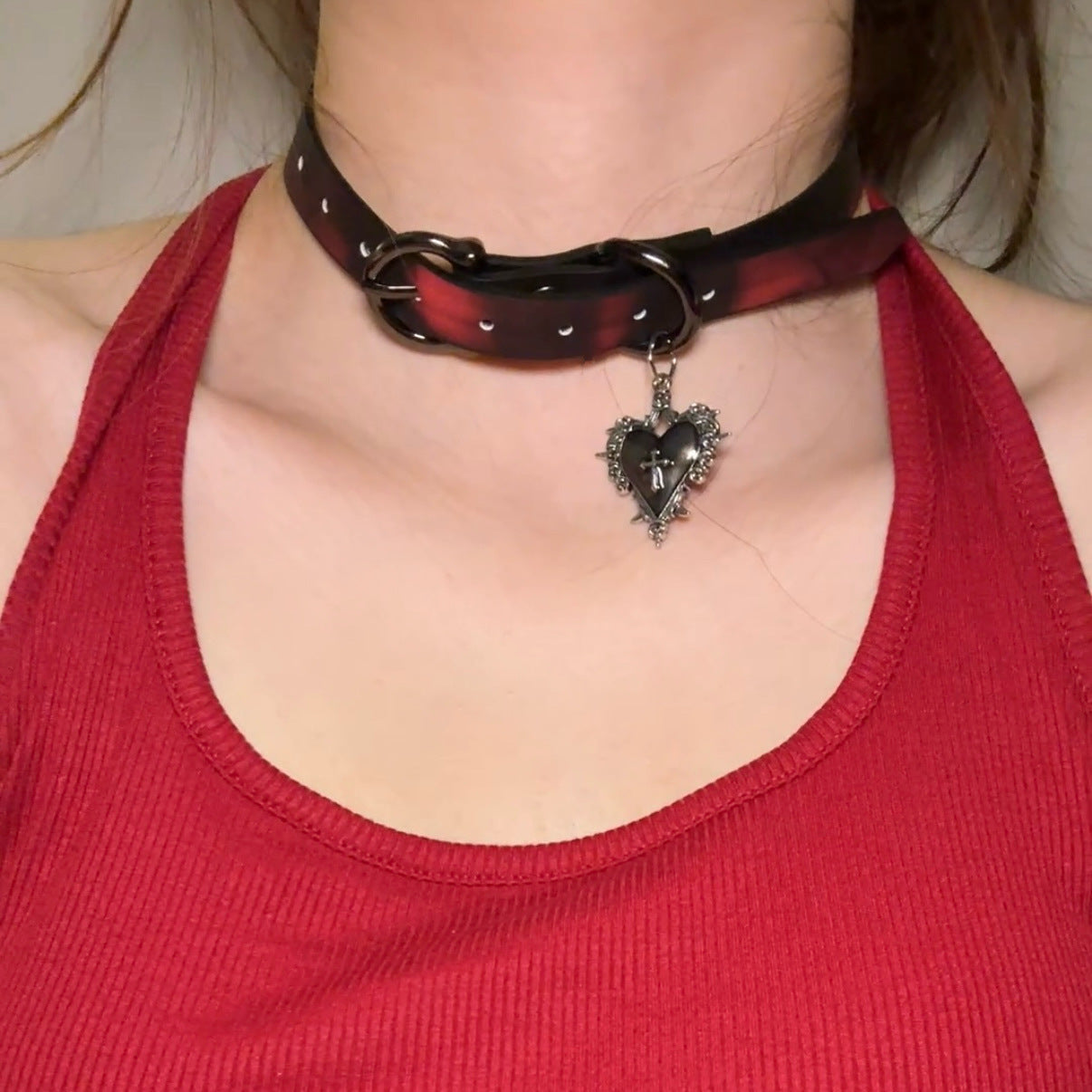 Women's Warm Color Changing Leather Hot Senior Clavicle Collar