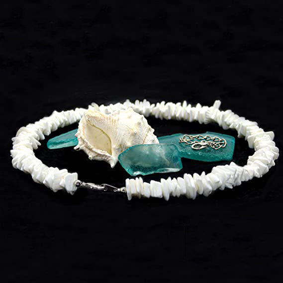 Beach Shell Natural Broken Irregular Clavicle Necklace