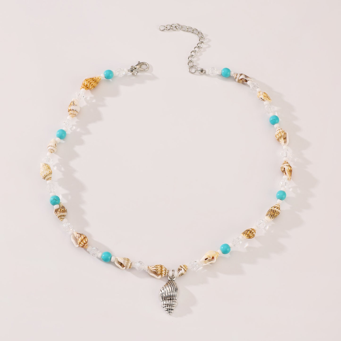 Ocean Style Cartoon Shell Female Bohemian Creative Weaving Turtle Jewelry Set