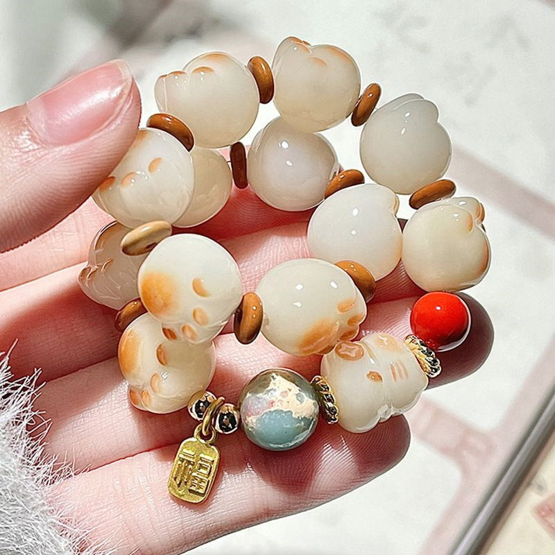 Cute Cat Claw Lucky National Style Couple Gift Pliable Bracelets