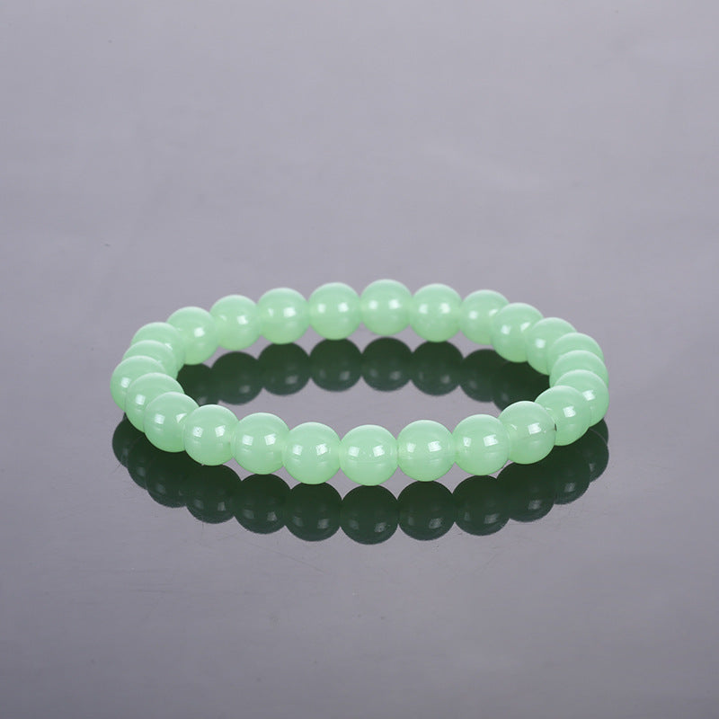 Glass Bead Solid Color Fresh Handmade Bracelet