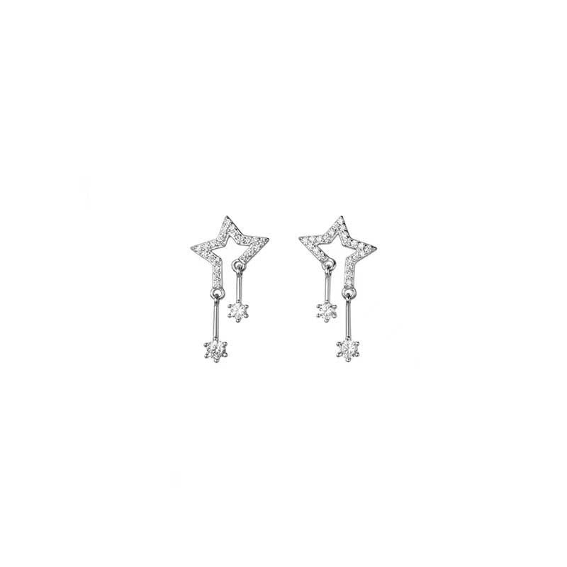 Open-end Wrong Stone Ear Niche High-grade Sweet Rings