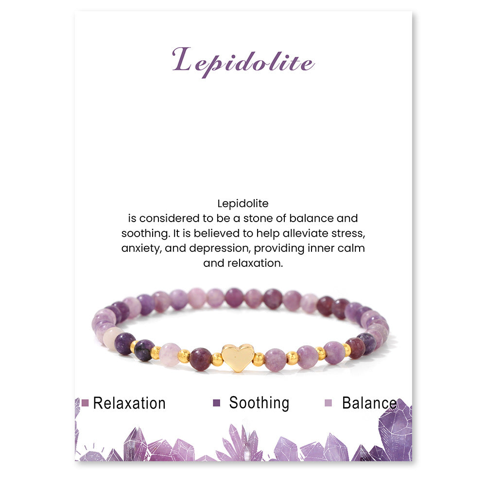 Elastic String Female With Hearts Fairy Bracelets