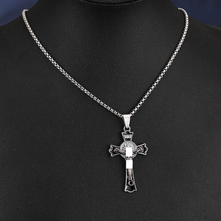 Women's & Men's Simplicity Long Gothic Vintage Stainless Steel Pendants