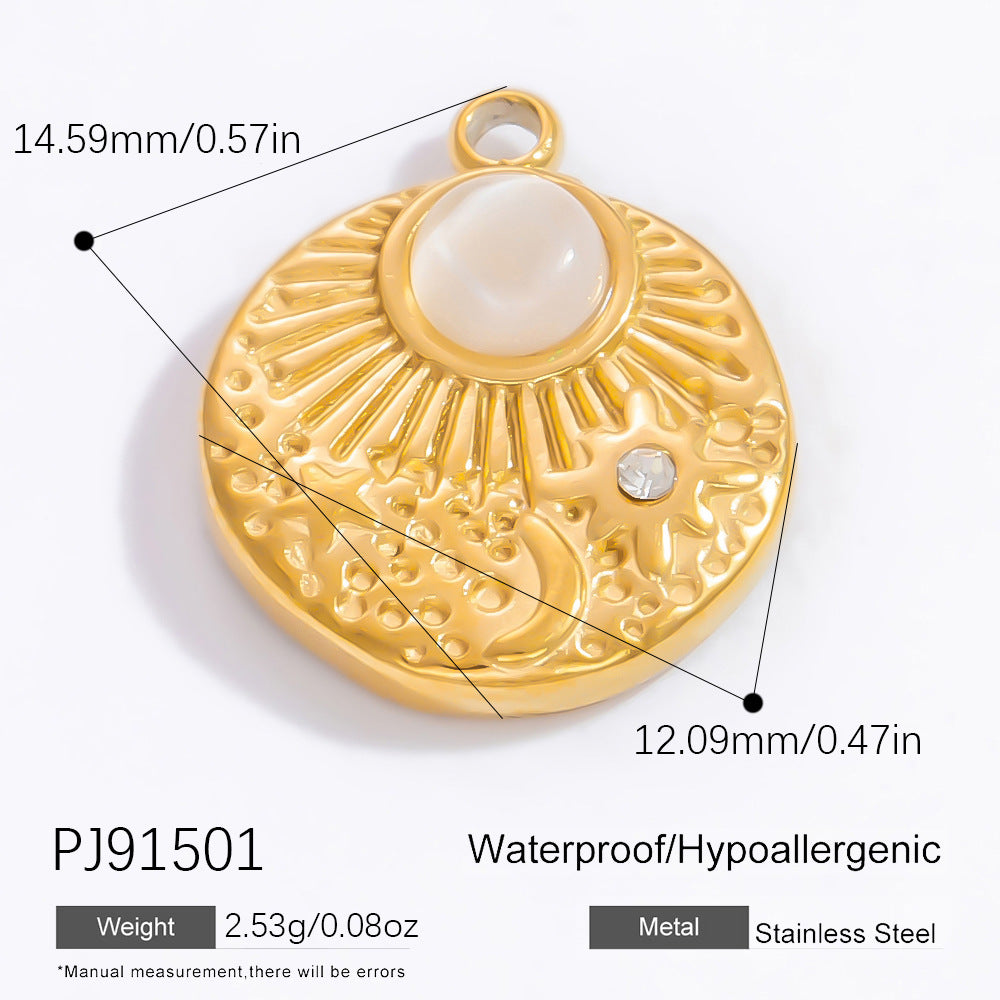 Classy Stylish Stainless Steel Gold-plated Design Jewelry Accessories