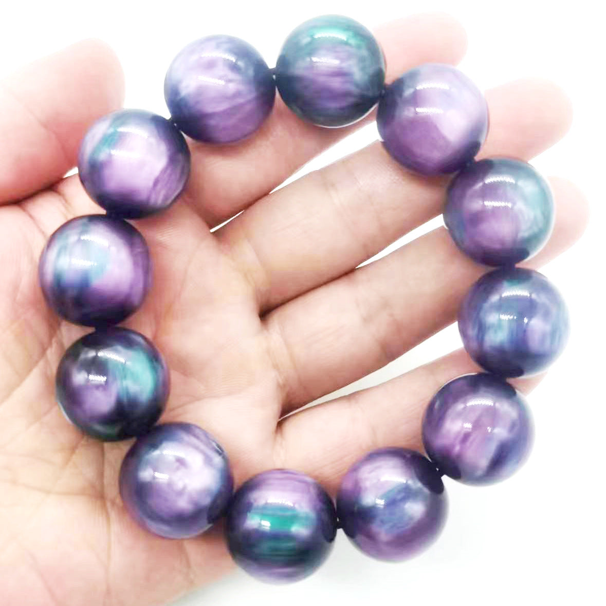 Willow Colorful Beads Second Generation Resin Crafts Beaded Live Broadcast Bracelets