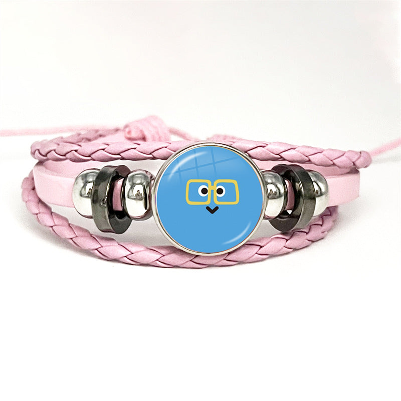 May Day Facial Expression Package Ball Cartoon Pattern Time Bracelet