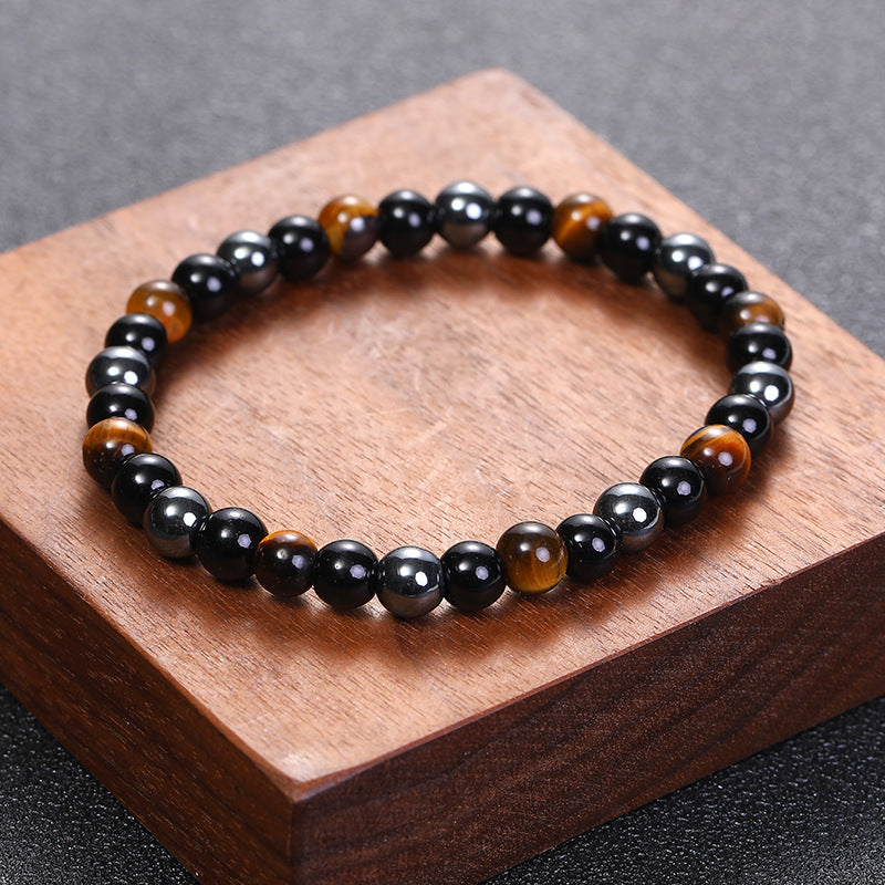 Ore Couple Colorful Tigereye Bright Stone Bracelets