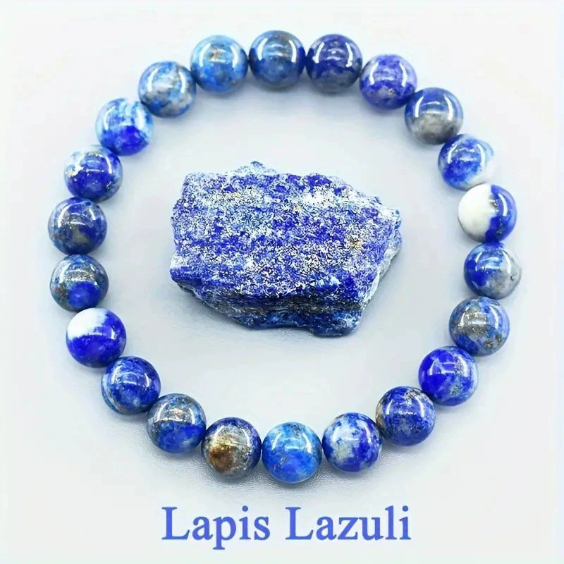 Red Green Treasure Amethyst Sunstone Lapis Lazuli Tiger Eye Handmade Bracelets