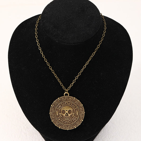 Men's Fashion Creative Skull Peripheral Vintage Sweater Necklaces