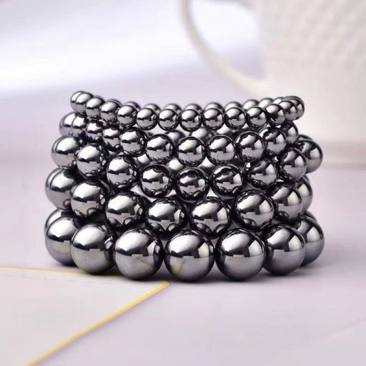 Slouchy Magnet Manual Hematite Energy Stone Necklaces