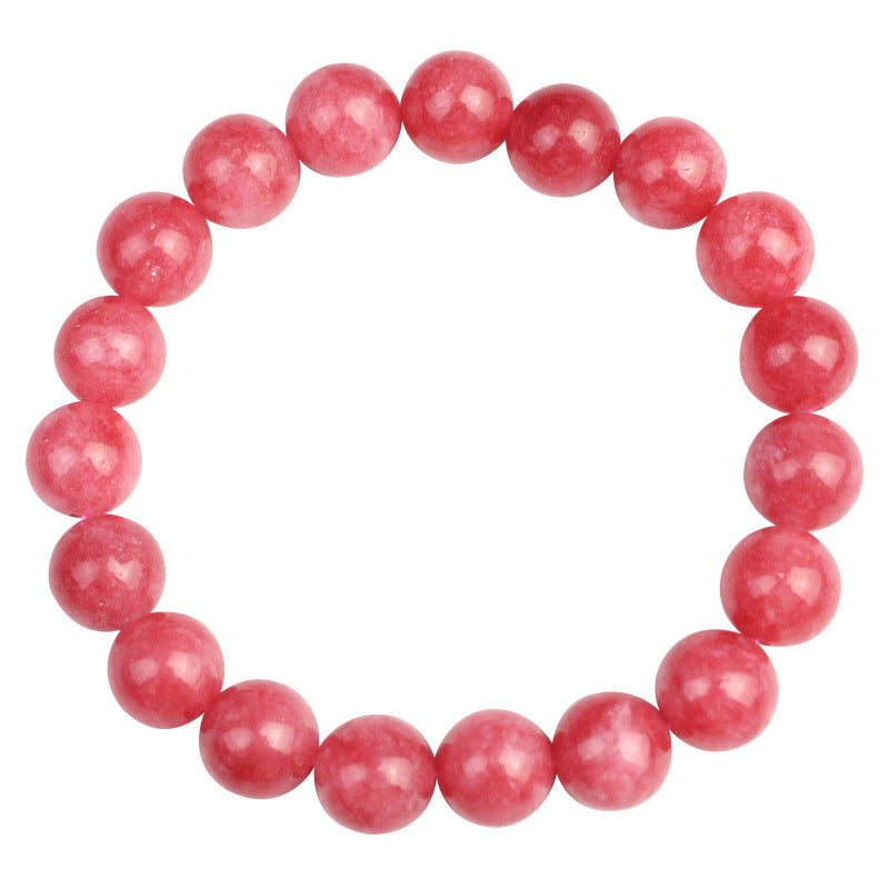 Men's Chalcedony Crystal Single Circle For Ethnic Bracelets