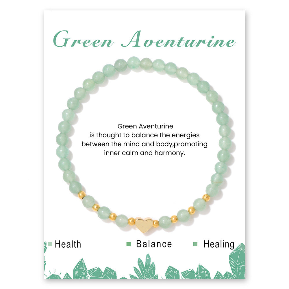 Elastic String Female With Hearts Fairy Bracelets