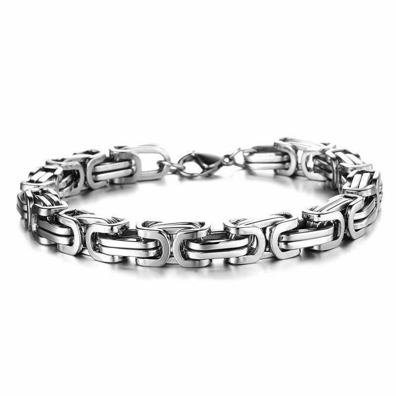 Men's Play Crazy Ornament High Titanium Steel Bracelets