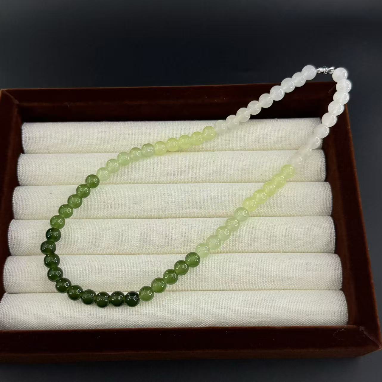 Gradient Jasper Mom Chain Gift Mother's Day Live Necklaces