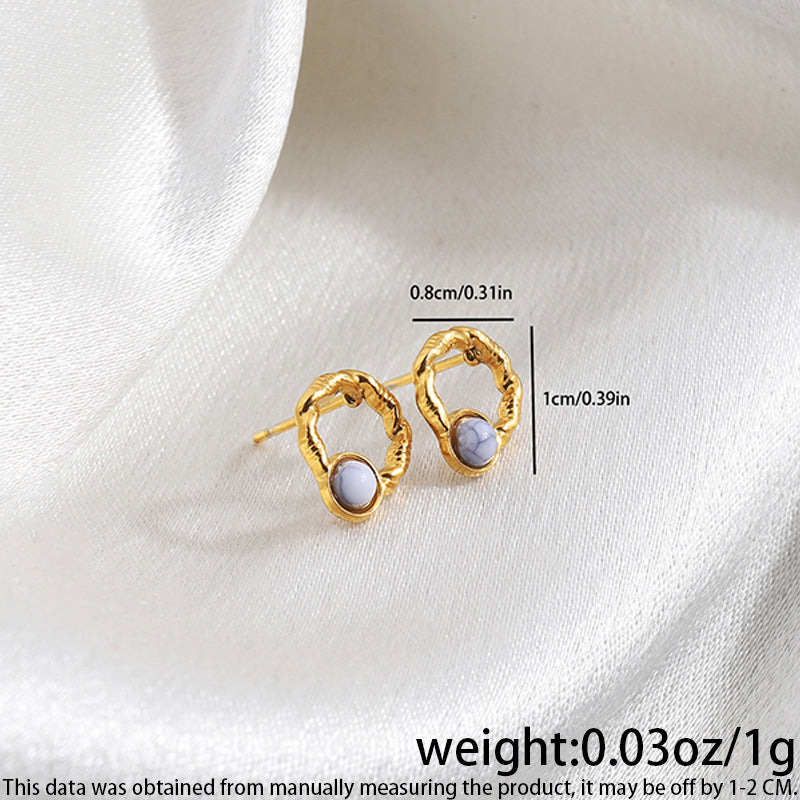 High-grade Fashionable Versatile Micro Diamond Butterfly Earrings