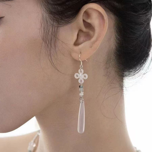 Eardrops Chinese Style Ear Hook Classical Stud Earrings