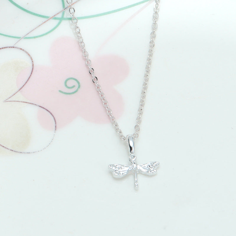 Attractive Dragonfly Animal Card Clavicle Chain Necklaces