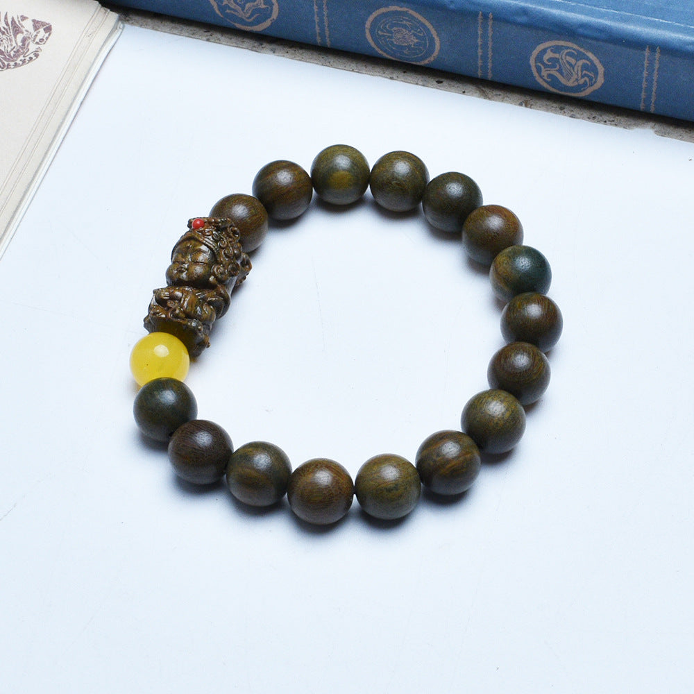 Women's & Men's Guard Crafts Old Materials Vintage Buddha Bracelet