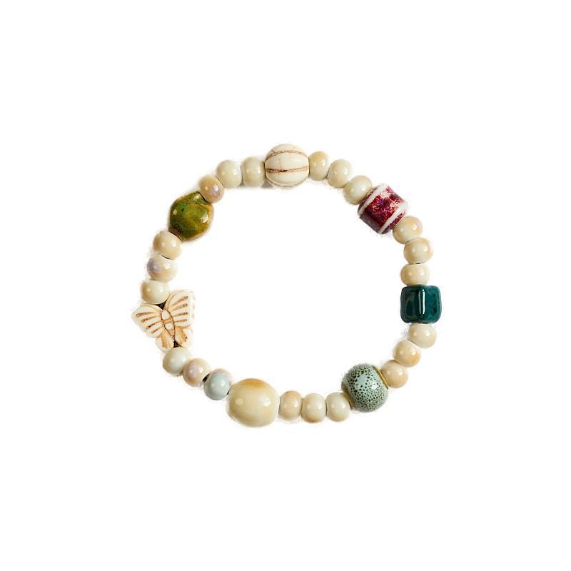 Handmade Crafts Ancient Style Beaded Artistic Chinese Bracelet