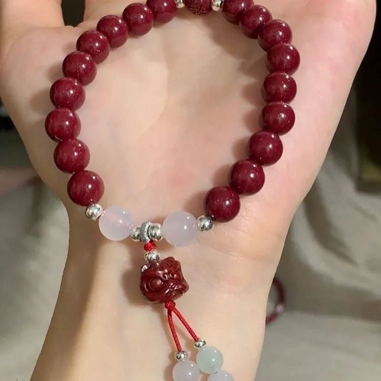 Style Hot Flower Glass Beaded Butterfly Female Fashion For Bracelet