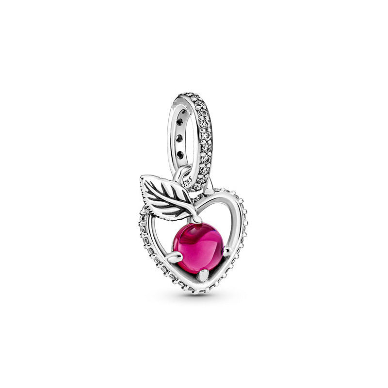 Sterling Sier Valentine's Day Planet Apple Jewelry Accessories