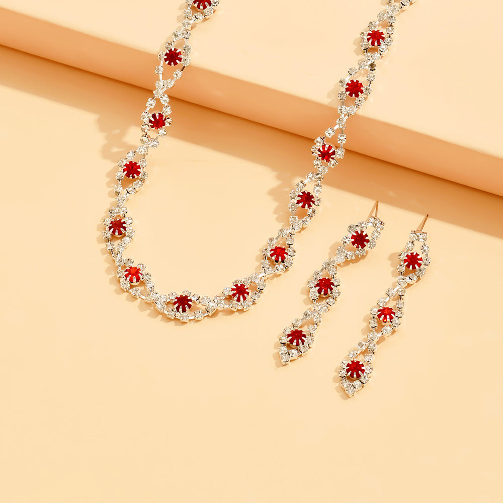 Casual New Irregular Chain Design Bridal Jewelry Set