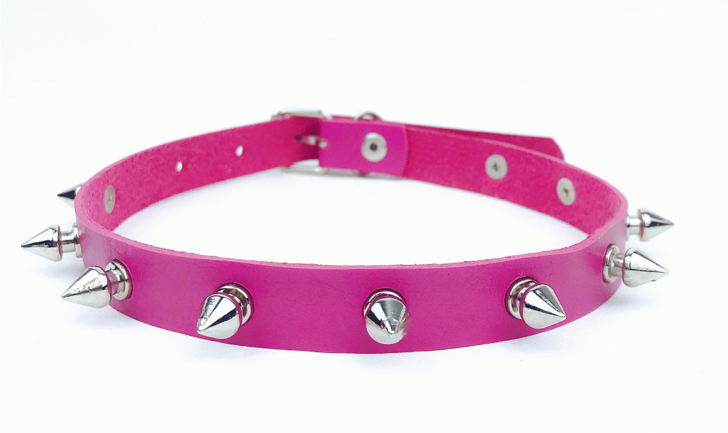 Punk Tip Rivet Leather Gothic Rock Collar