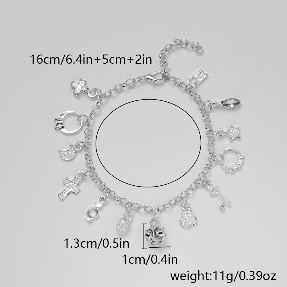 Unique Trendy Slouchy Graceful Fashion Thirteen Bracelet