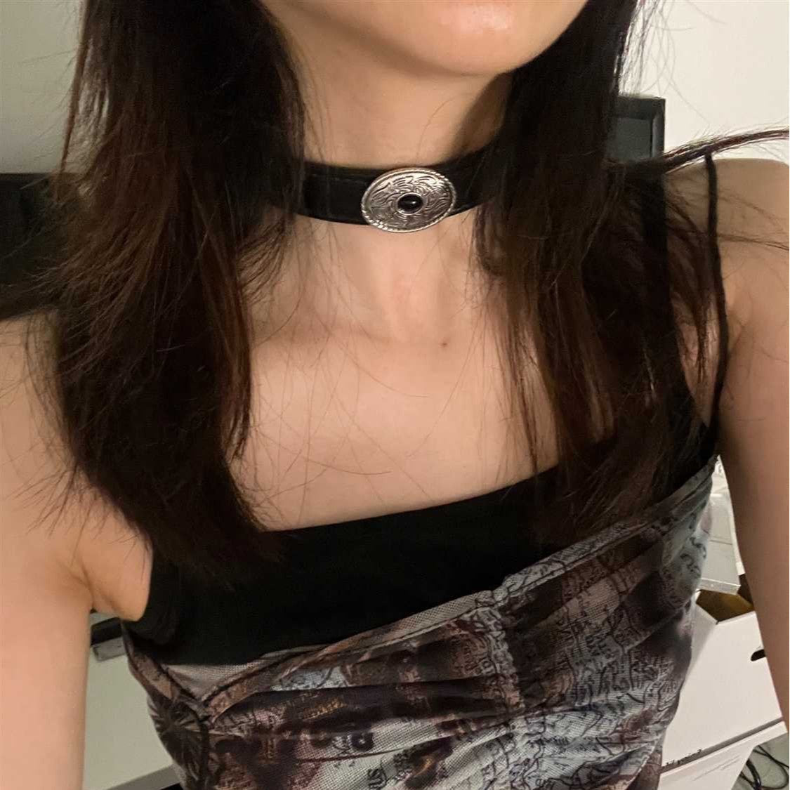 Women's & Men's Tibetan Metal Totem Distressed Punk High Necklaces