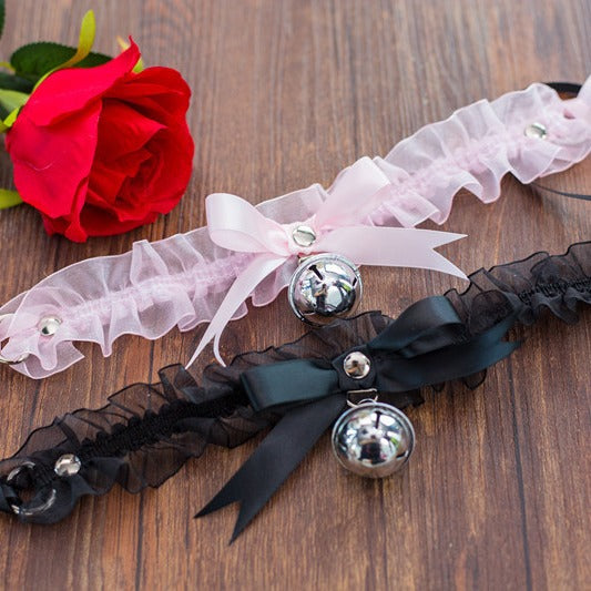Lingerie Lolita Lace Bell Cat Maid Supplies Seductive Collar