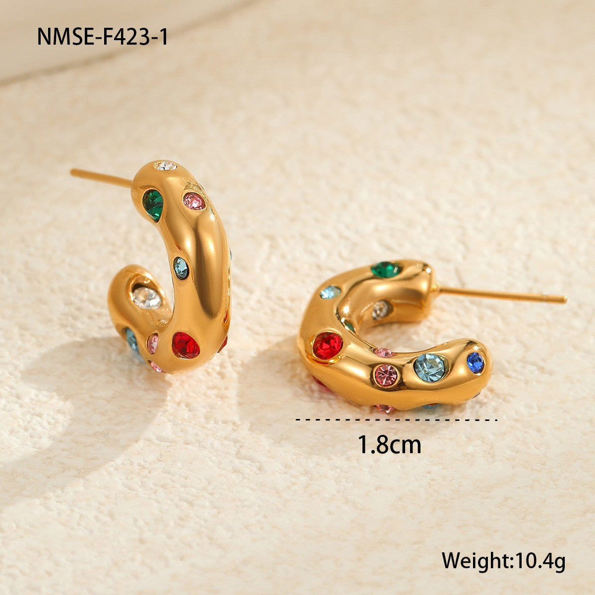 Stainless Steel Retro Shaped Rhinestone Zircon Light Luxury Rings