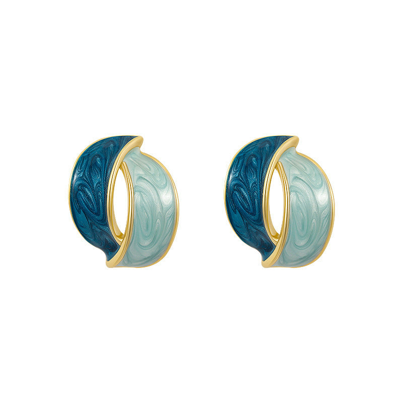 French Style High Sense Patch Simple Retro Literary Rings
