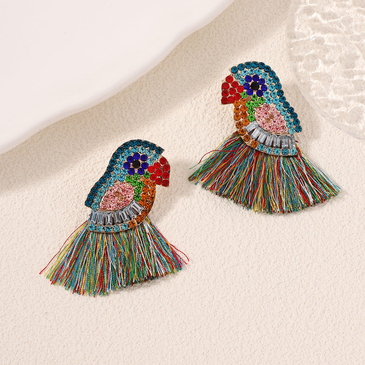 Women's Bird Diamond Cute Wild Light Luxury Temperament Casual Earrings