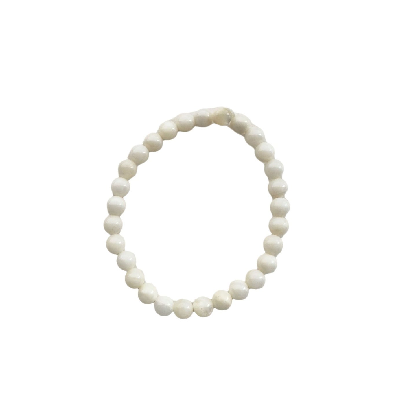 Women's White Dews Super Moisturizing Fresh Natural Shell Elastic Bracelets