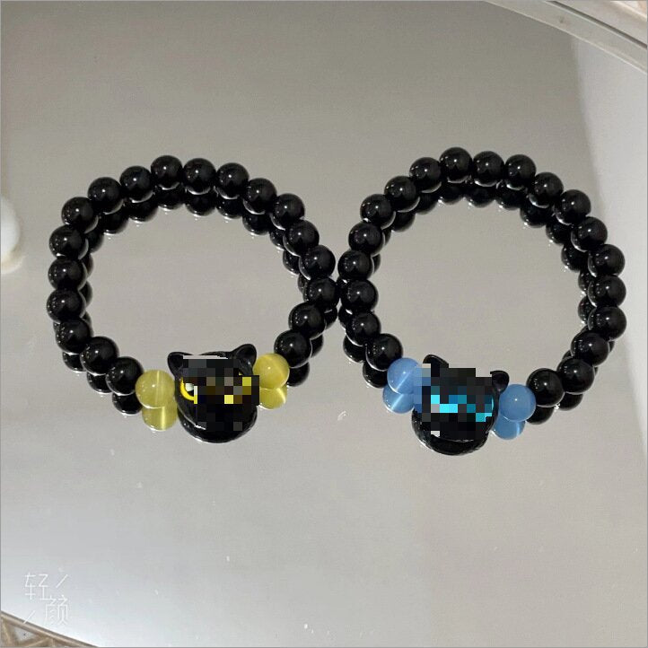 Classic Cat Cute Sweet Retro Couple Bracelets