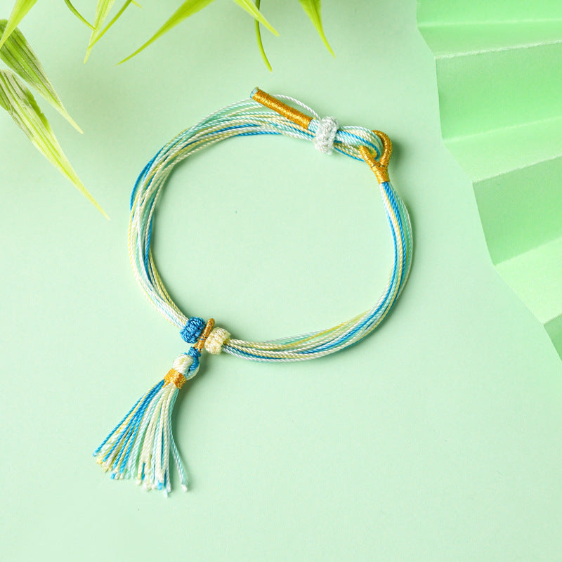 Strap Tassel Hand-woven Colorful Braided Rope Bracelets