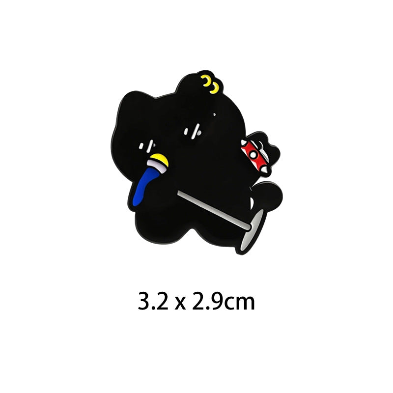 Cute Black Band Brooch Bag Decorative Brooches
