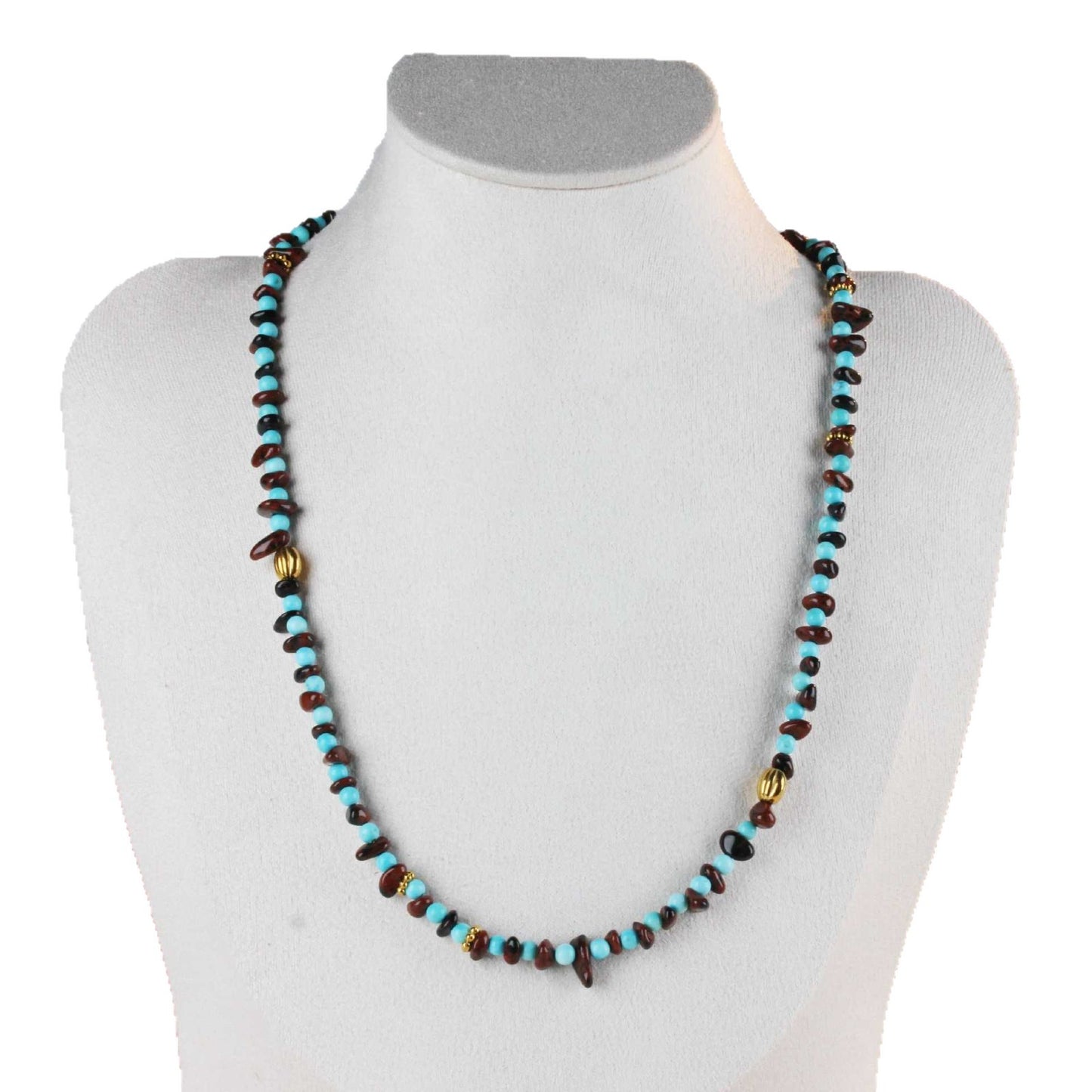 Natural Stone Beaded Pony Item Female High Light Luxury Clavicle Necklace