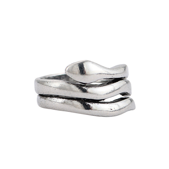 Women's & Men's Vintage Animal Spirit Snake Punk Exaggerated Personality Winding Rings