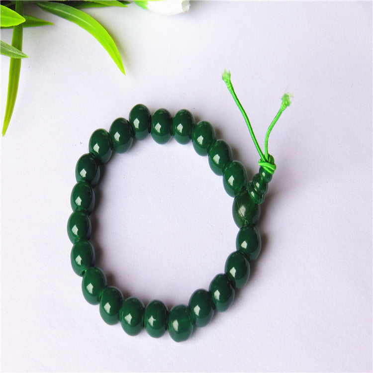 Transparent Pink White Jade Pliable Temperament Bracelets