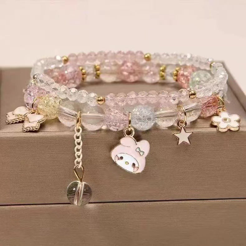Little String Beads Crystal Female Cute Girlfriends Fashion Bracelet