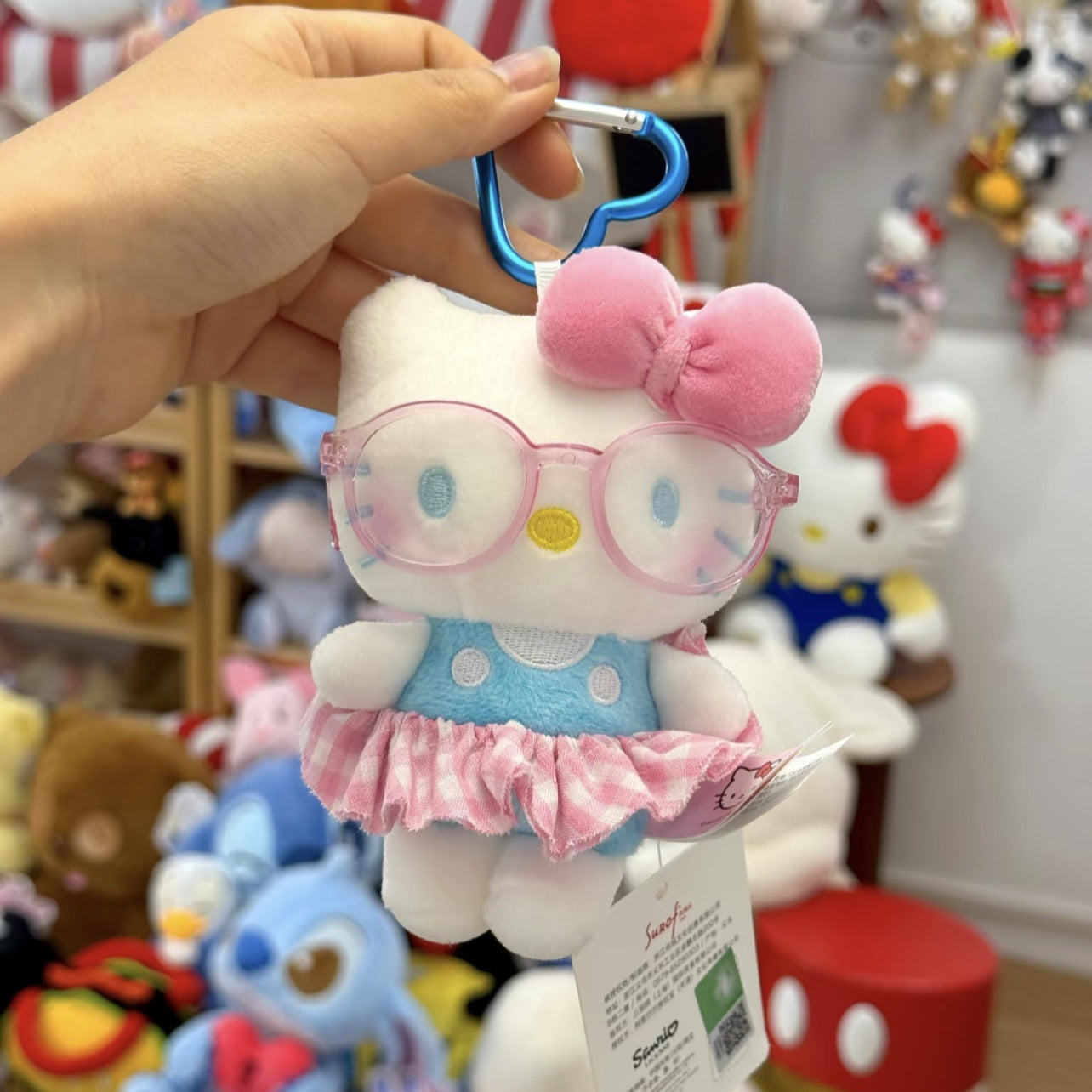 Package Cartoon Lovely Key Buckle Plush Pendants