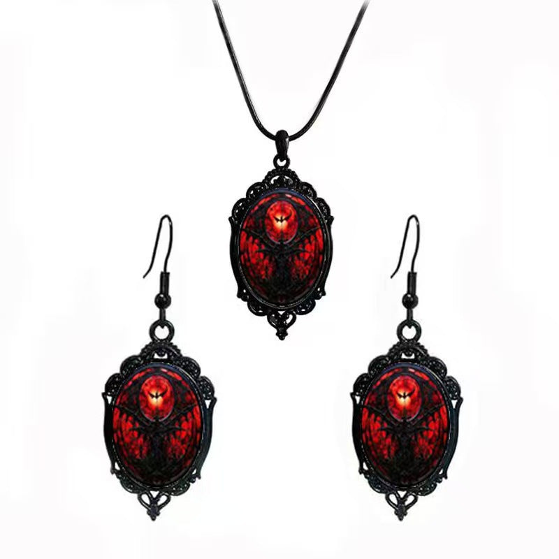 Fashion Elegant Glass Suite Romantic Gift Jewelry Set