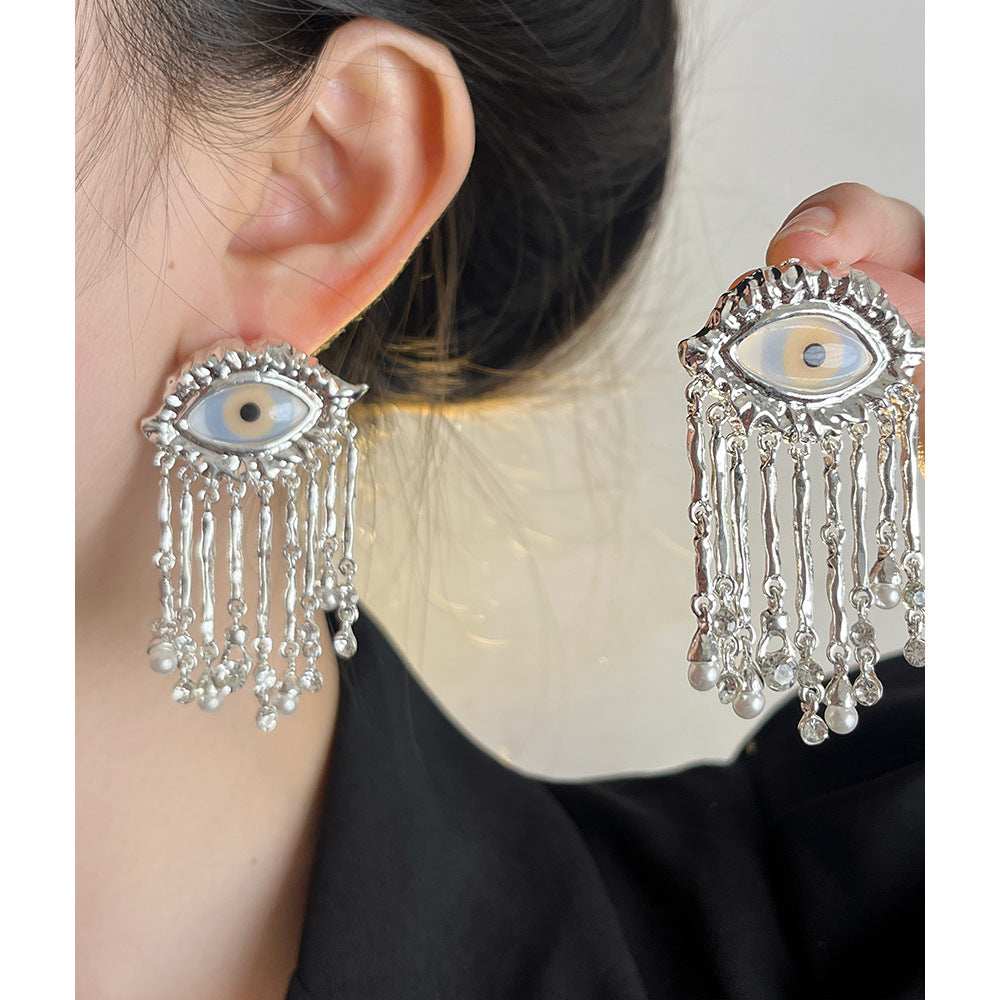 Devil's Eye Female Niche High-grade Light Luxury Retro Rings