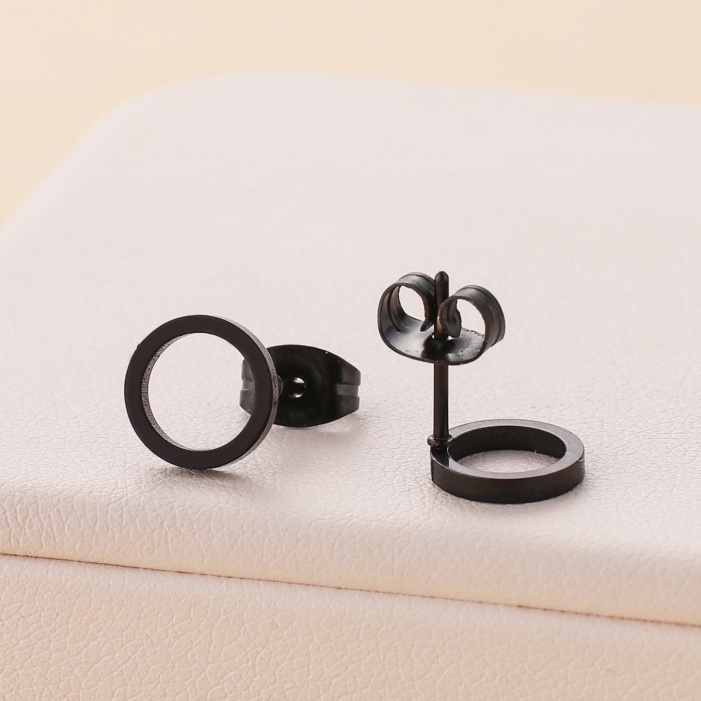 Women's & Men's Stainless Steel Universal Circle Ear Stud Earrings