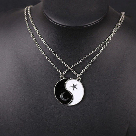 Simple Brothers Girlfriends Pair Of Stationery Necklaces